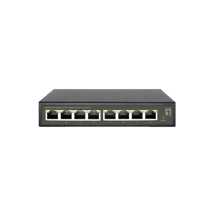 LevelOne GES-2108 switch Gerido L2 Gigabit Ethernet (10/100/1000)…