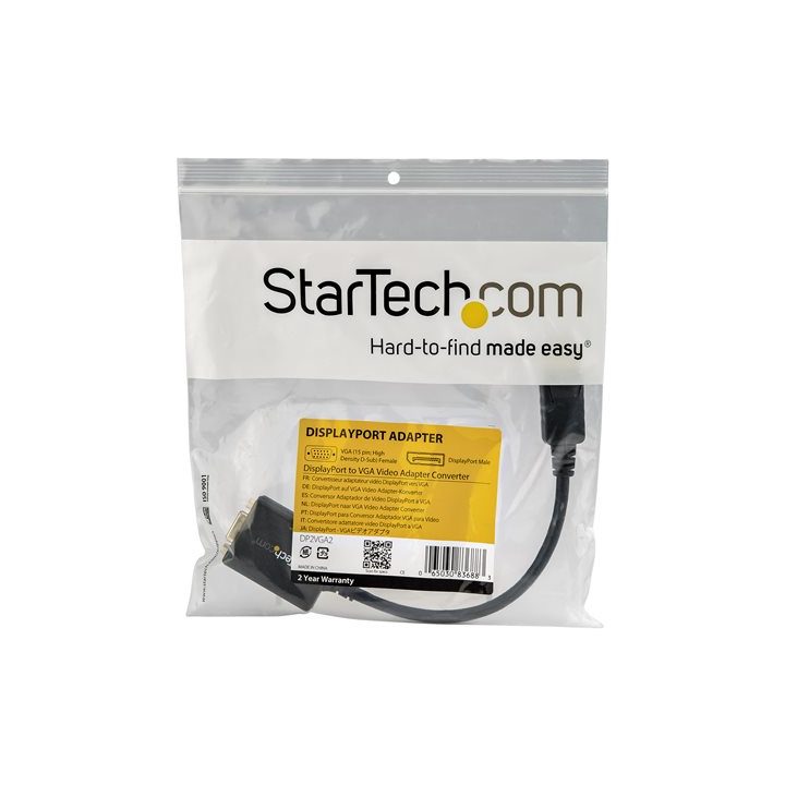 StarTech.com Adaptador DisplayPort a VGA - Cable Conversor Activo DP…