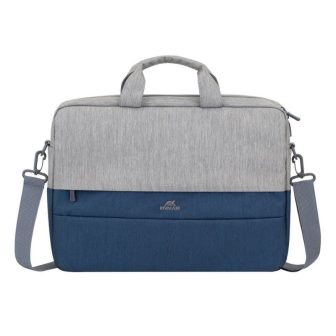 Rivacase 7532 Prater Laptop Briefcase for 15.6-inch Laptops Gray-Blue…