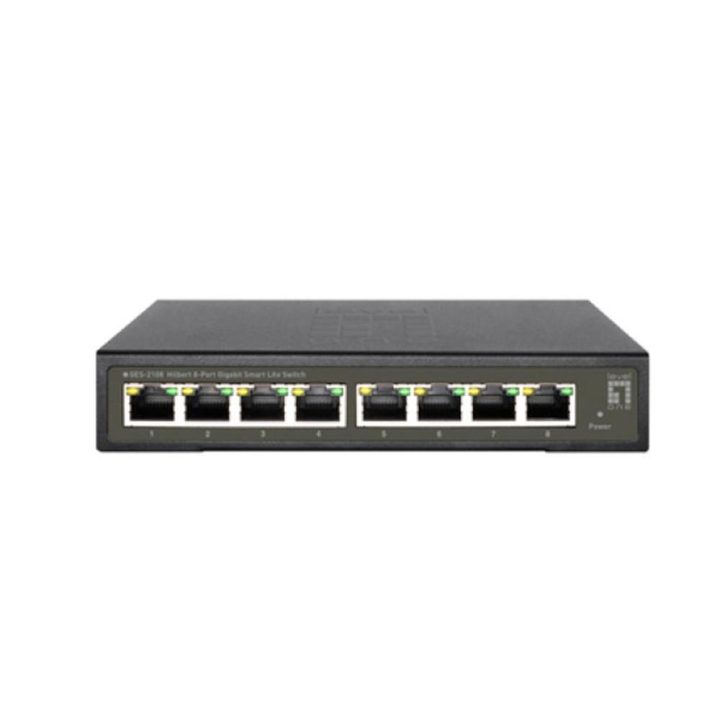 LevelOne GES-2108 Managed L2 Gigabit Ethernet (10/100/1000) Switch…