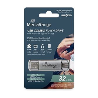 Mediarange 64GB USB 3.2 Combo Flash Drive (MR937)