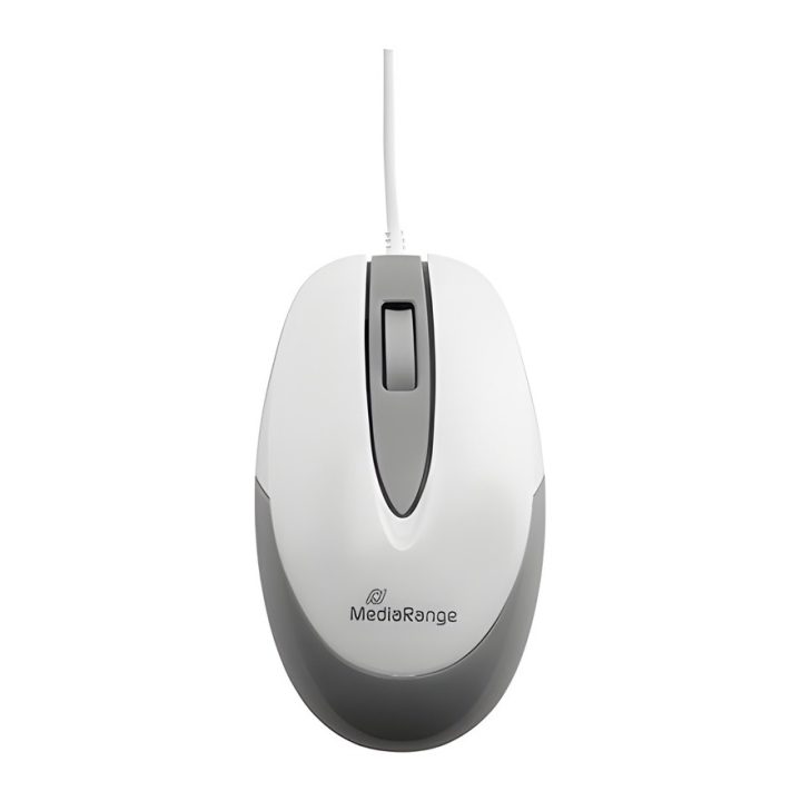 Mediarange MROS214 Optical Mouse White-Gray