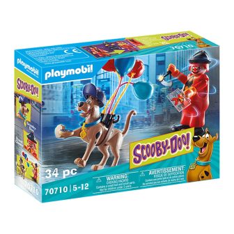Playmobil scooby-doo! aventura con ghost clown (70710)
