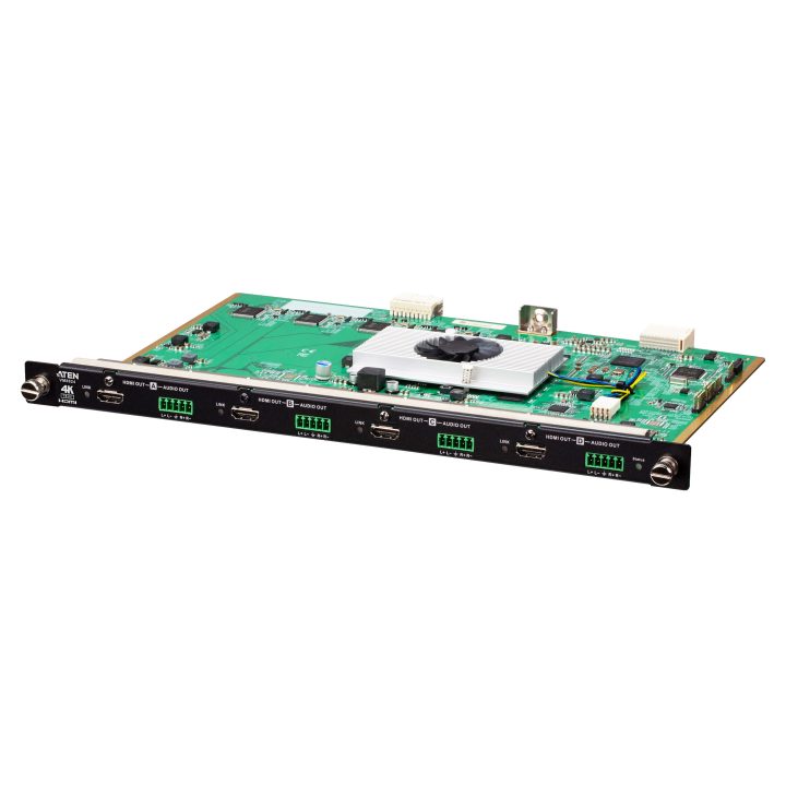 ATEN Tarjeta de salida HDMI True 4K de 4 puertos con escalador