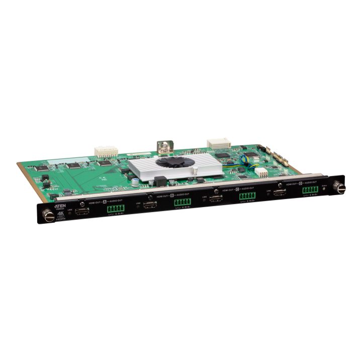 ATEN Tarjeta de salida HDMI True 4K de 4 puertos con escalador