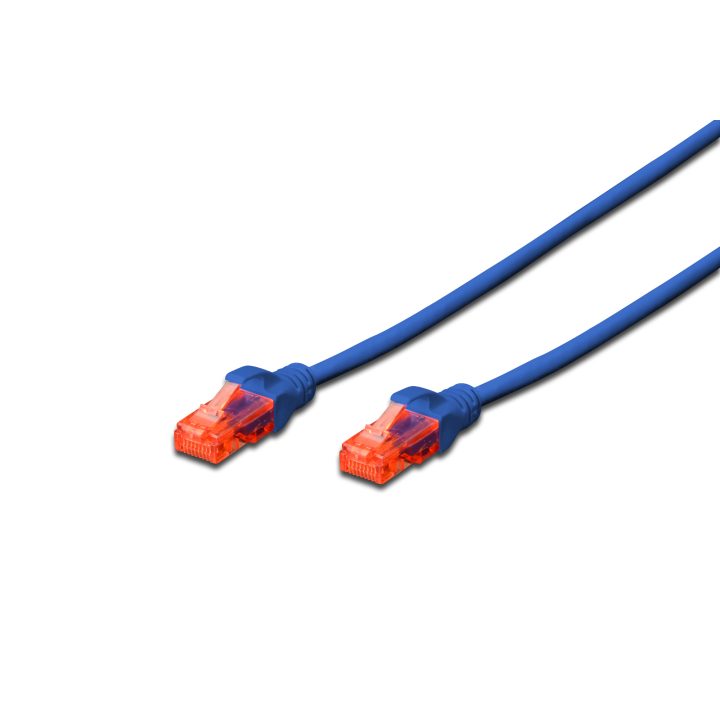 Digitus DK-1617-0025/B cabo de rede Azul 0,25 m Cat6 U/UTP (UTP)