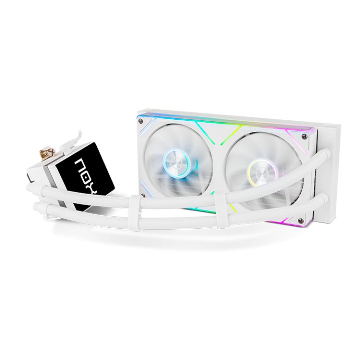 NOX Hummer M-240 LCD|Kit RL Magnético ARGB Blanco (NXHUMMERM240LCDWH)
