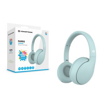 Conceptronic PARRIS04B Headphones Wireless and Wired Over-Ear Headset…