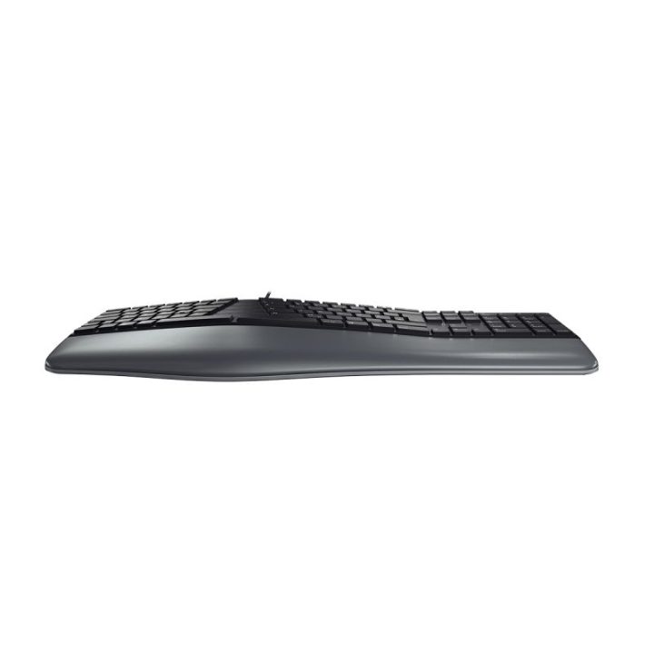 CHERRY KC 4500 ERGO Universal USB QWERTY Spanish Keyboard Black