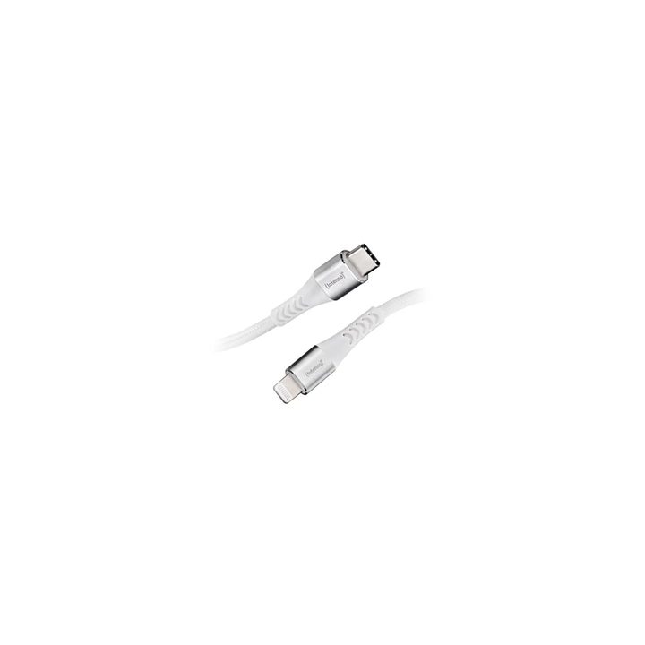 Cable USB-C a Lightning Intenso 1.5m C315L blanco (7902002)