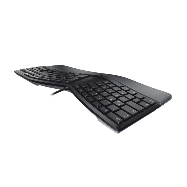 CHERRY KC 4500 ERGO Universal USB QWERTY Spanish Keyboard Black