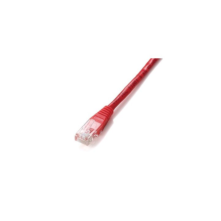 Equip 625420 Red Network Cable 1 m Cat6 U/UTP (UTP) Round