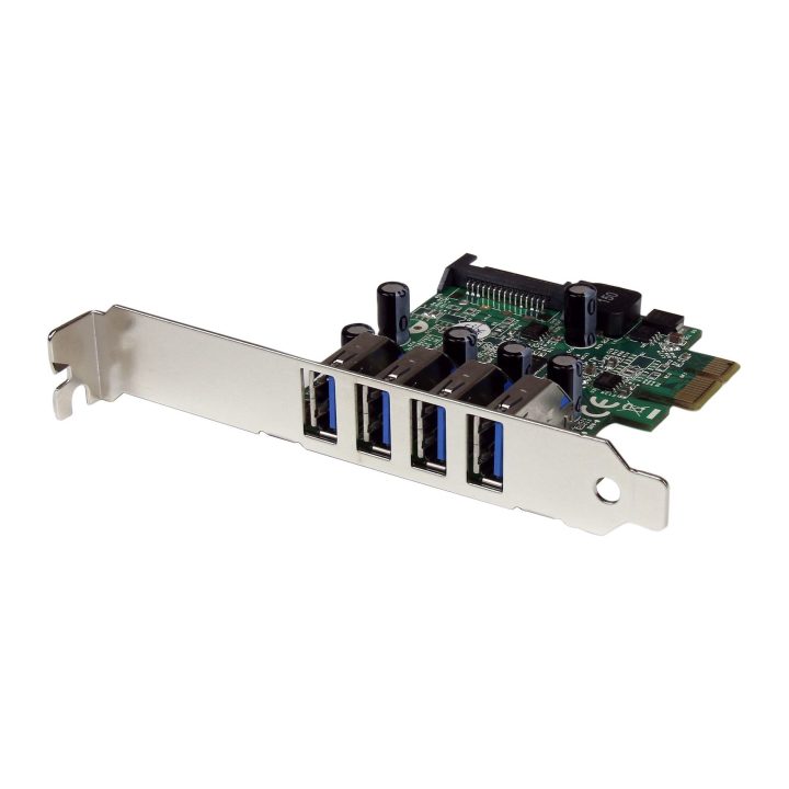 StarTech.com 4-Port PCI Express PCI-E USB 3.0 (5Gbps) Adapter Card…