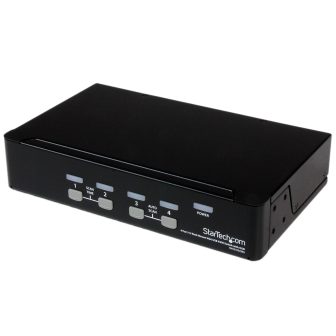 StarTech.com Comutador Switch KVM 4 Portas de Vídeo VGA USB 2.0 - 1U…