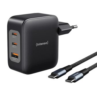 Intenso | KIT Cargador GaN W100ACC + Cable USB-C (7810010)