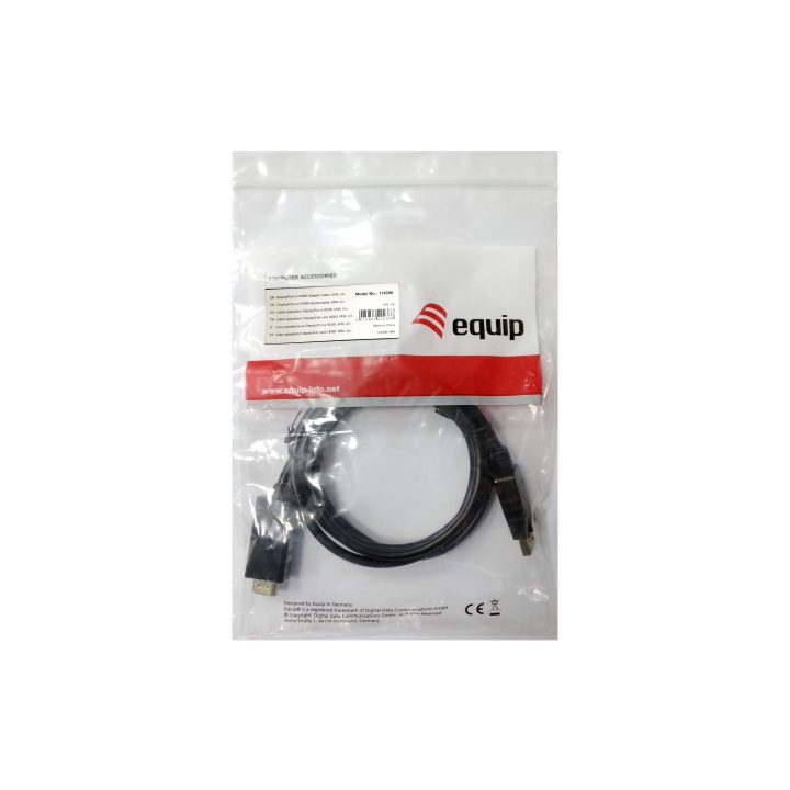 Equip 119392 DisplayPort to HDMI Adapter Cable, 5.0 m