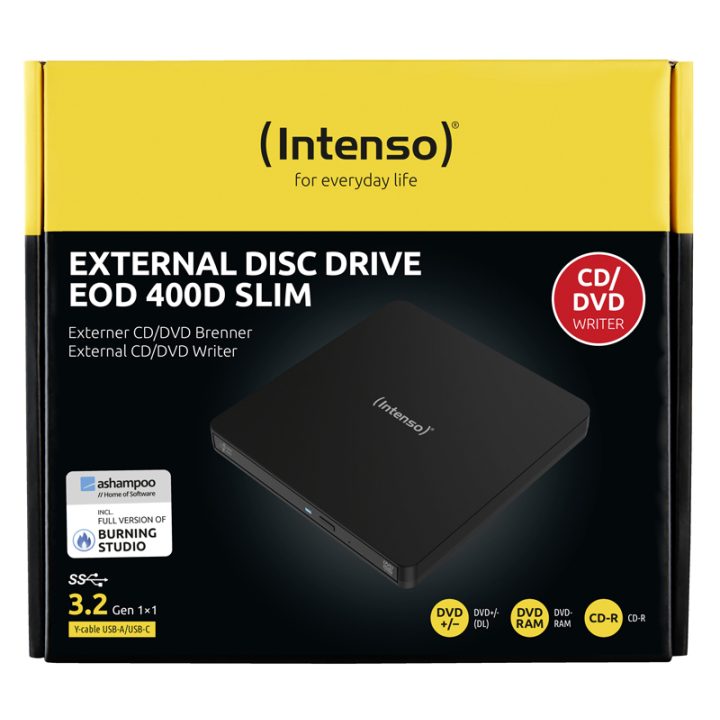 Intenso CD/DVD Writer EOD 400D Black (5401400)