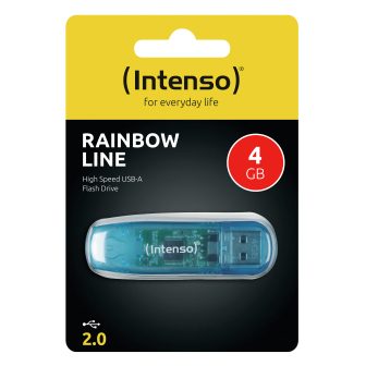 Intenso rainbow 4GB blue USB 2.0 flash drive (3502450)
