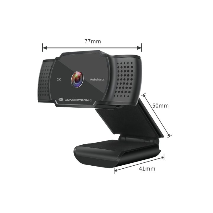 Conceptronic AMDIS02B Webcam 5 MP 2592 x 1944 Pixels USB 2.0 Black