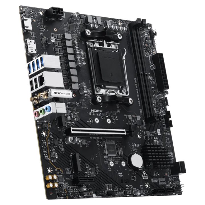 MSI Pro A620AM-G EVO WIFI AMD A620A AM5 Socket micro ATX