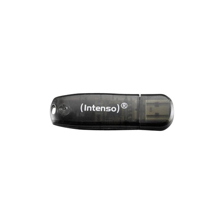 Memória USB 2.0 Intenso rainbow 16GB preta (3502470)