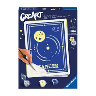 Ravensburger creart trend d zodiac: cancer paint by numbers kit…
