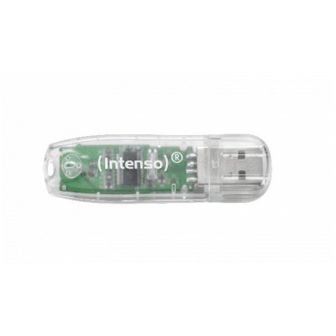 Memória USB 2.0 Intenso rainbow 32GB transparente (3502480)