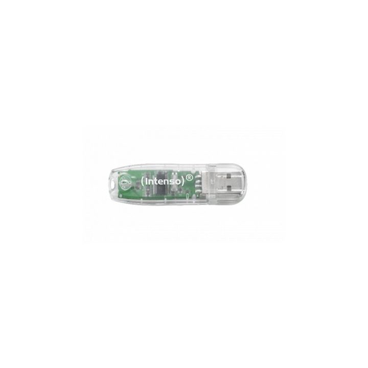 Intenso rainbow 32GB Transparent USB 2.0 Flash Drive (3502480)