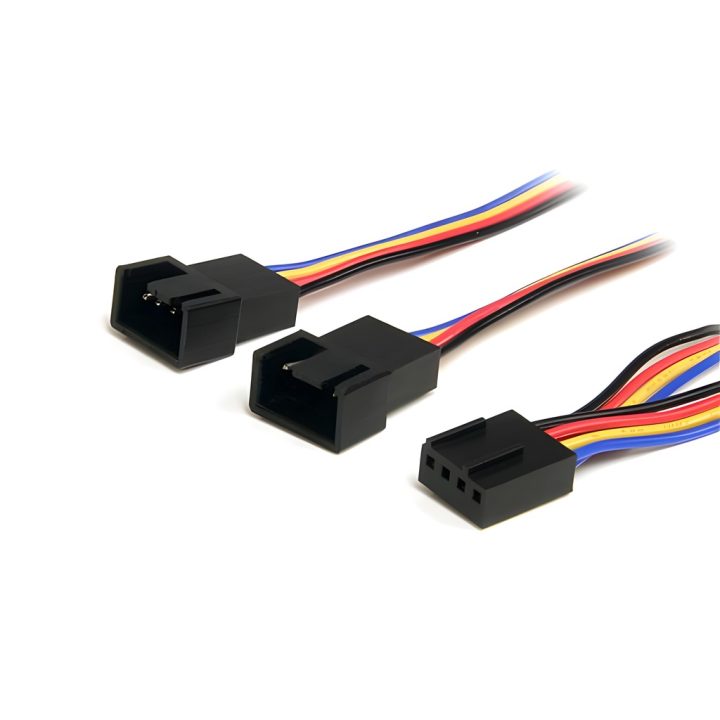 StarTech.com 0.3m PWM 4-Pin Fan Power Splitter Cable Motherboard Male…