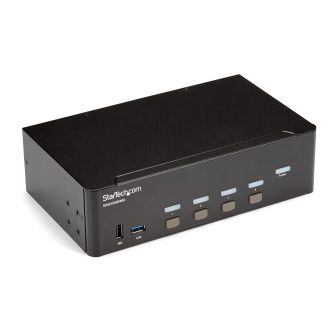 StarTech.com 4-Port HDMI KVM Switch - 4K at 30Hz - Dual Display