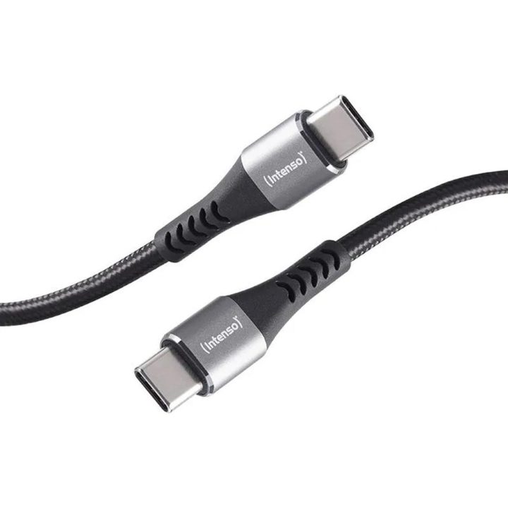 Cabo USB-C Intenso 1.5m-macho-macho-negro 60W (7901000)