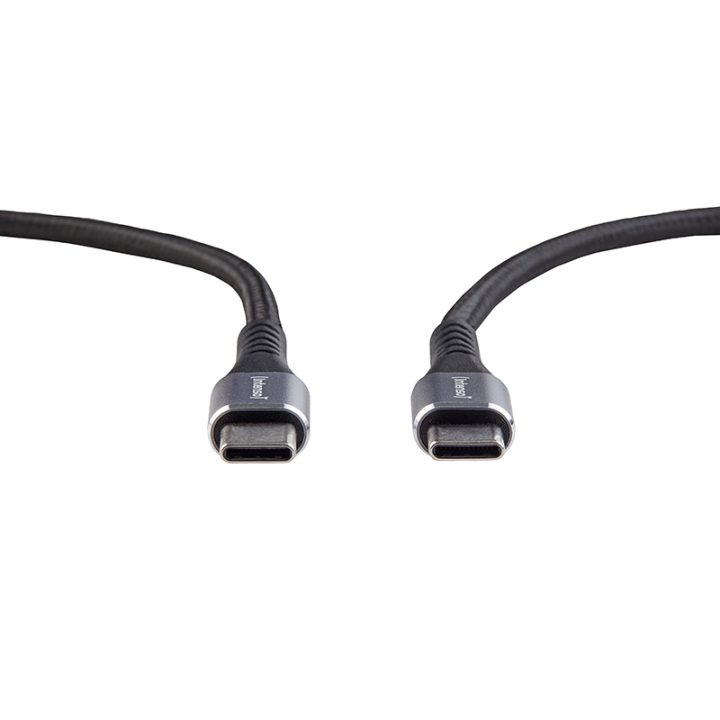 Cabo USB-C Intenso 1.5m-macho-macho-negro 60W (7901000)