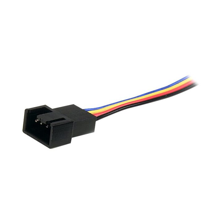 StarTech.com 0.3m PWM 4-Pin Fan Power Splitter Cable Motherboard Male…