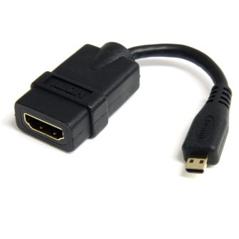 StarTech.com Micro HDMI to HDMI Adapter - 4K 30Hz Video - High-Speed…