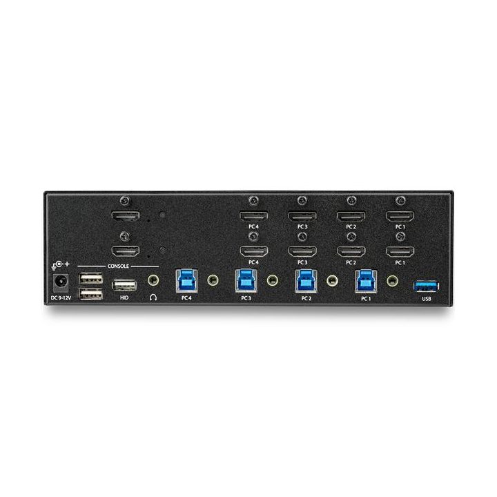 StarTech.com Switch Conmutador KVM de 4 Puertos HDMI - 4K de 30Hz -…