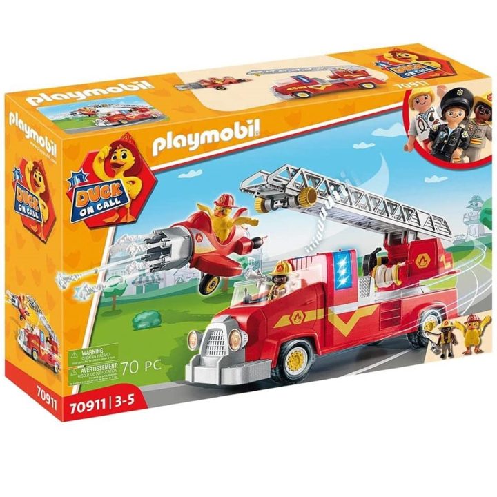 Playmobil duck on call camion de bomberos (70911)