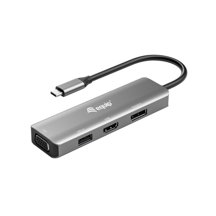 Equip Adaptador USB-C para HDMI/DisplayPort/VGA/USB