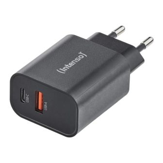 Cargador de pared Intenso W30C² GaN 30W USB-C negro (7803060)