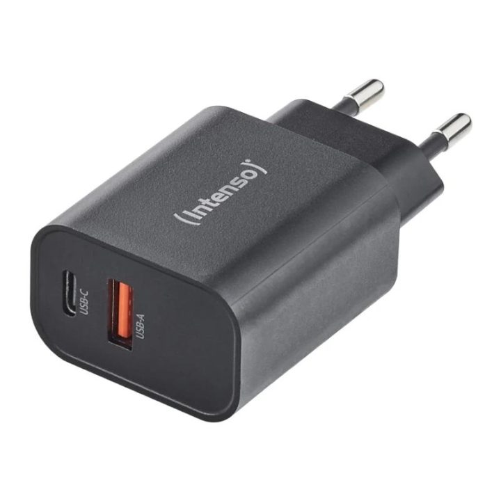 Carregador de parede Intenso W30C² GaN 30W USB-C preto (7803060)