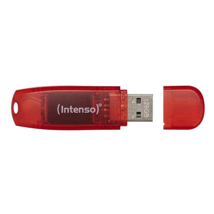 Intenso 3502491 USB Flash Drive 2.0 Rainbow 128GB Red