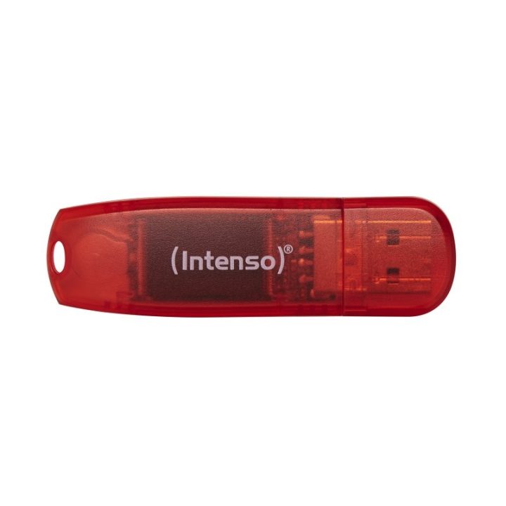 Intenso 3502491 USB Flash Drive 2.0 Rainbow 128GB Red