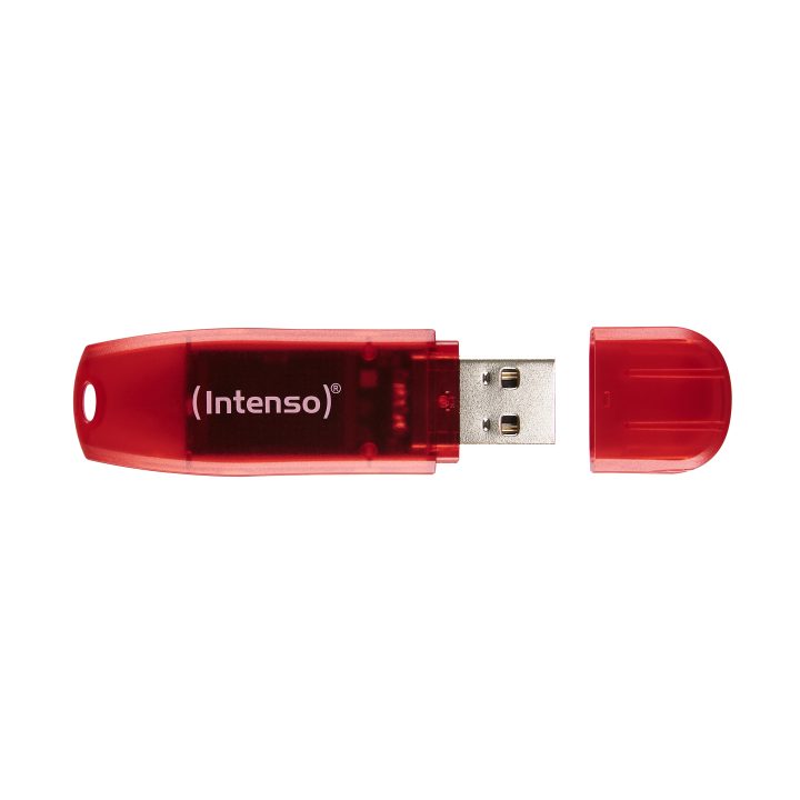 Intenso 3502491 USB Flash Drive 2.0 Rainbow 128GB Red