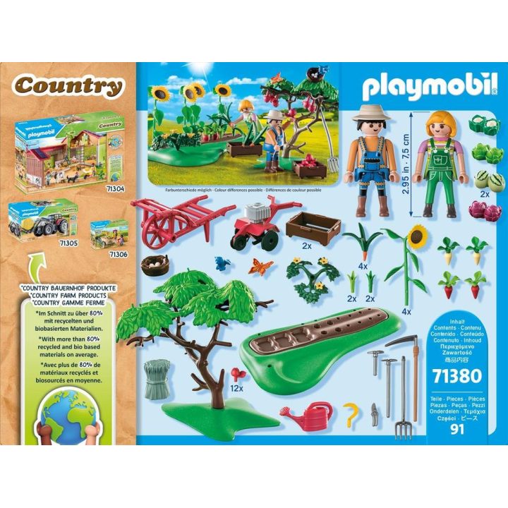 Pack inicial Playmobil horta (71380)