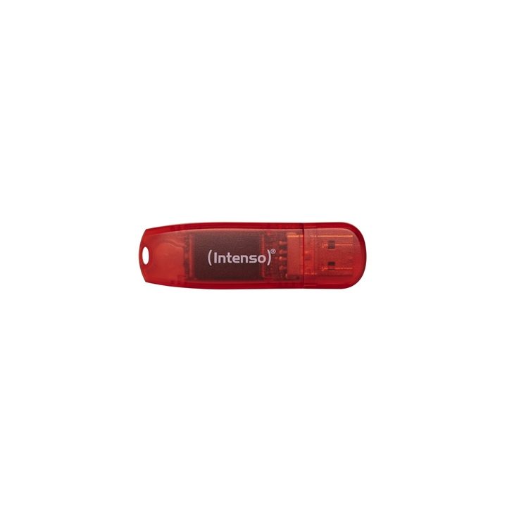 Intenso 3502491 USB Flash Drive 2.0 Rainbow 128GB Red
