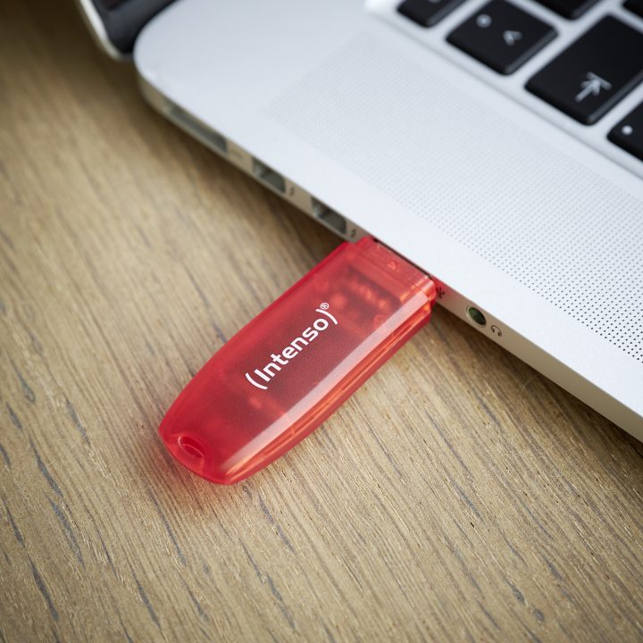 Intenso 3502491 USB Flash Drive 2.0 Rainbow 128GB Red