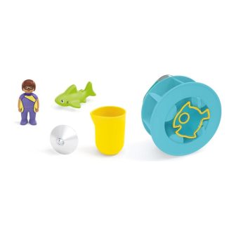 Playmobil junior aqua: water wheel with baby shark (71688)