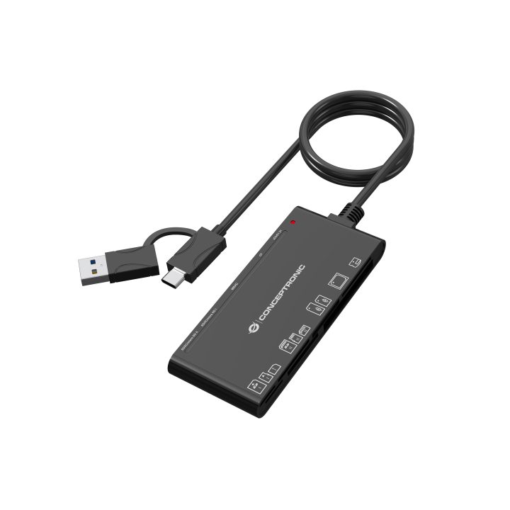 Conceptronic BIAN10B leitor de cartões USB 3.2 Gen 1 (3.1 Gen 1)…