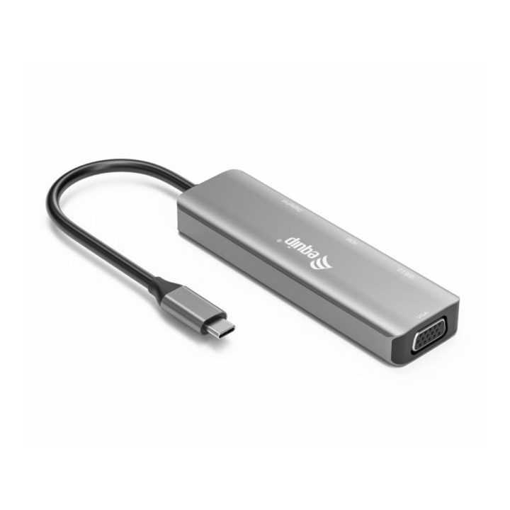 Equip Adaptador USB-C para HDMI/DisplayPort/VGA/USB