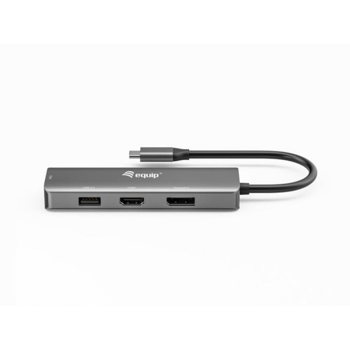 Equip USB-C to HDMI/DisplayPort/VGA/USB Adapter