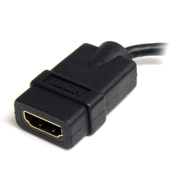 StarTech.com Micro HDMI to HDMI Adapter - 4K 30Hz Video - High-Speed…